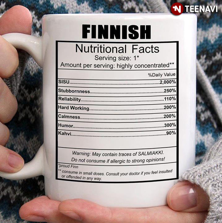 Funny Finnish Nutritional Facts