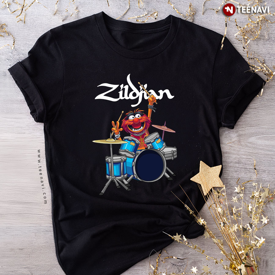 The Muppet Show Animal Playing Avedis Zildjian T-Shirt