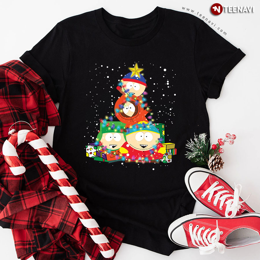 South Park With Lights Christmas Ornament T-Shirt