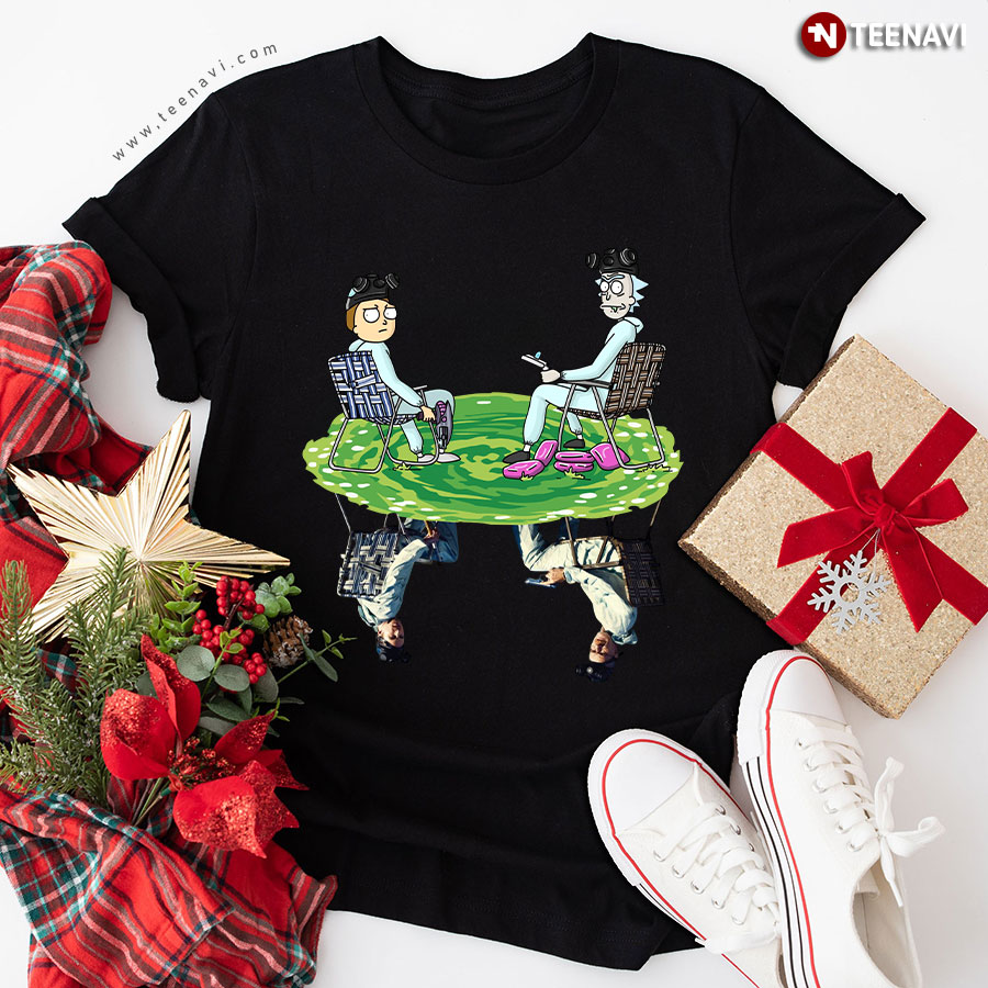 Rick And Morty As Breaking Bad Reflection T-Shirt