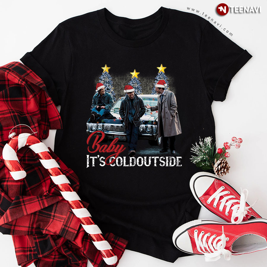 Supernatural Baby It's Coldoutside Christmas T-Shirt