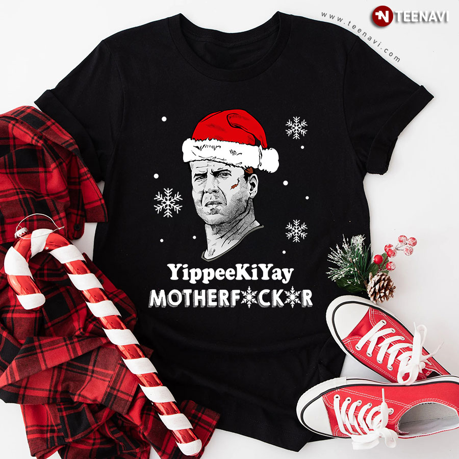 Die Hard John McClane Yippee Ki Yay Motherfucker Christmas T-Shirt