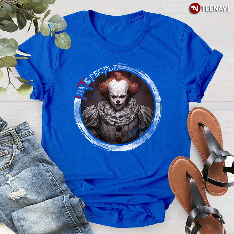 Pennywise IT I Hate People T-Shirt - Unisex Tee