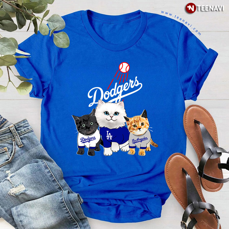 Los Angeles Dodgers Cats T-Shirt