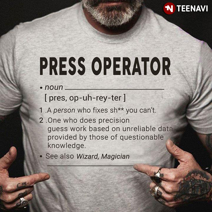Press Operator See Also Wizard Magician