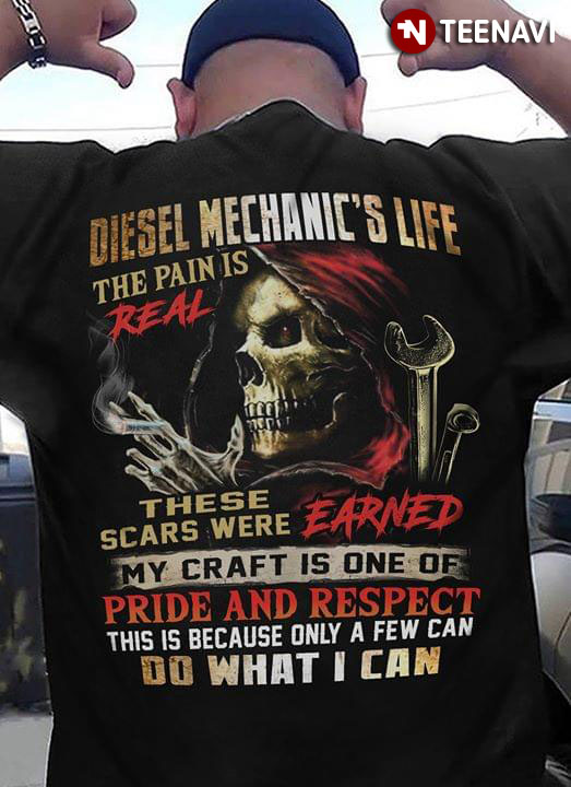 Diesel Mechanic's Life The Pain Is Real These Scars Were Earned My Craft Is One Of Pride And Respect