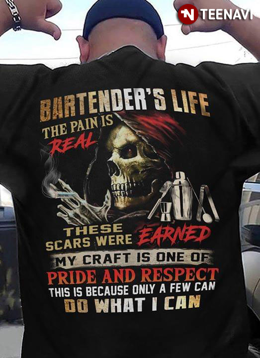 Bartender's Life The Pain Is Real These Scars Were Earned My Craft Is One Of Pride And Respect
