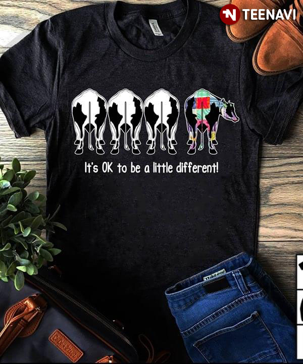It's OK To Be A Little Different Funny Cow Quilt