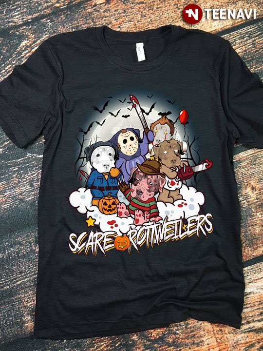 Halloween Scare Rottweilers Horror characters