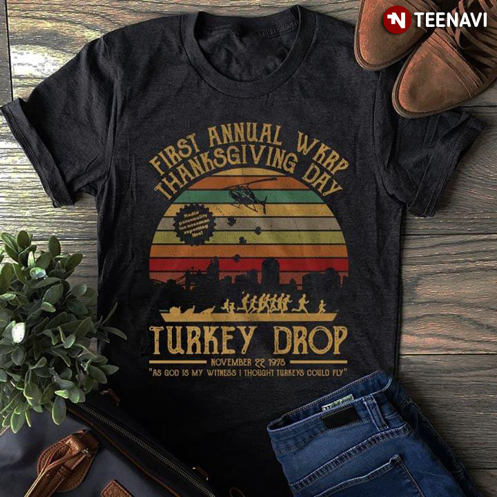 First Annual Wkrp Thanksgiving Day Turkey Drop Vintage