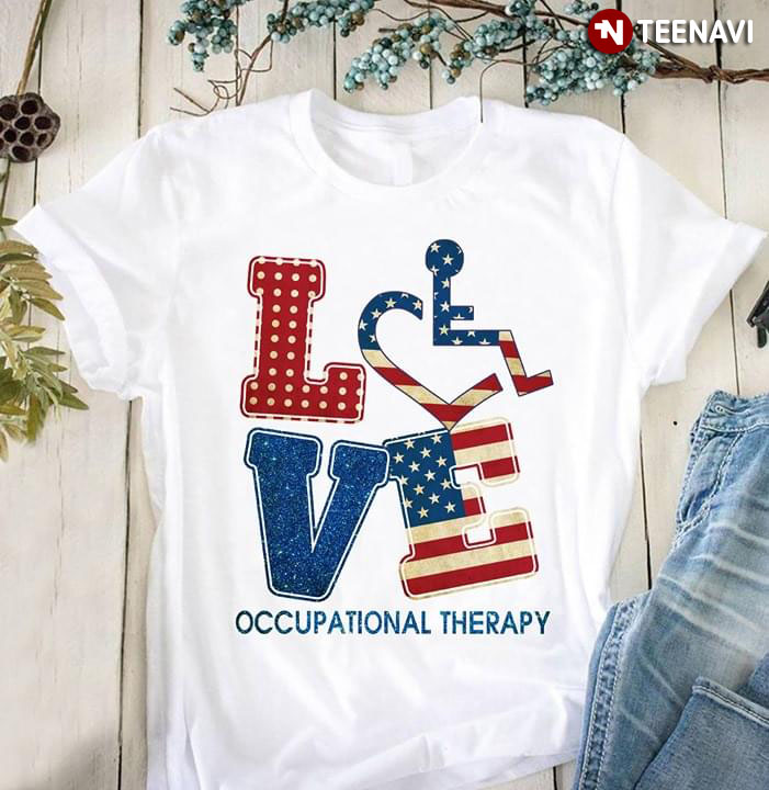 Love Occupational Therapy Flag