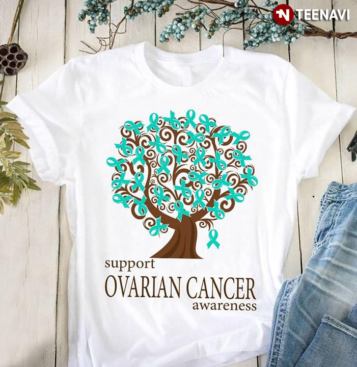 Support Ovarian Cancer Awareness Tree