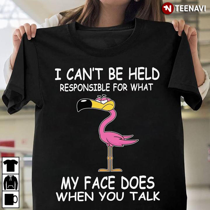 Flamingo I Can't Be Held Responsible For What My Face Does When You Talk