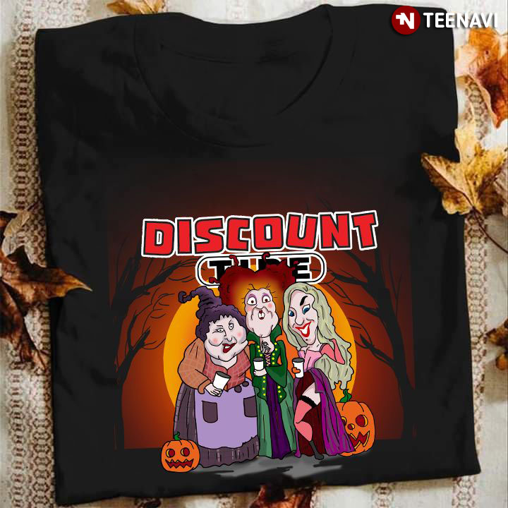 Hocus Pocus Sanderson Sisters Discount Tire Halloween T-Shirt