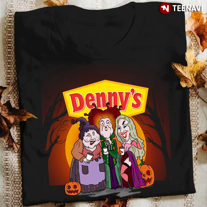 Hocus Pocus Sanderson Sisters Denny's Halloween T-Shirt