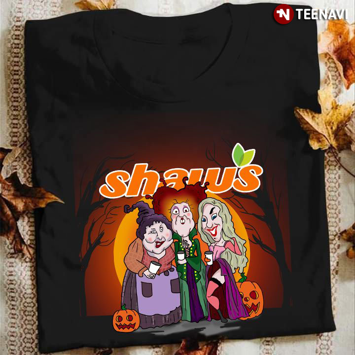 Hocus Pocus Sanderson Sisters Shaw's Supermarkets Halloween T-Shirt
