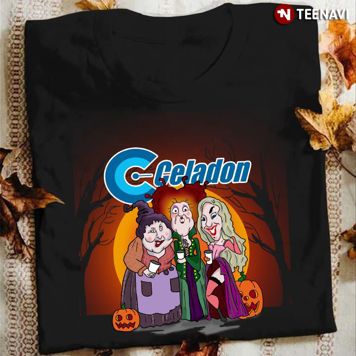 Hocus Pocus Sanderson Sisters Celadon Group Halloween T-Shirt