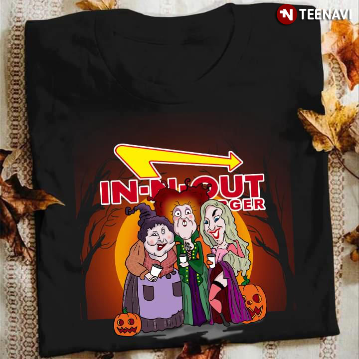 Hocus Pocus Sanderson Sisters In-N-Out Burger Halloween T-Shirt