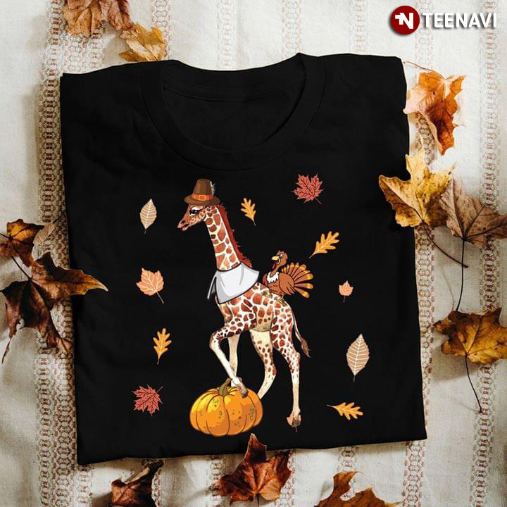 Fall Pumpkin Giraffe And Turkey