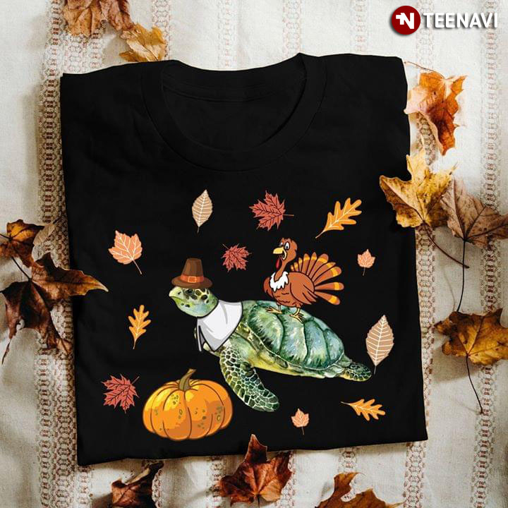 Falling Leaves Turtle And Turkey