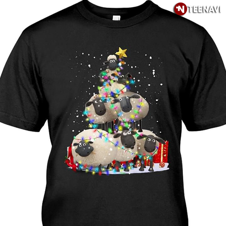 Shaun the Sheep With Lights Christmas Ornament