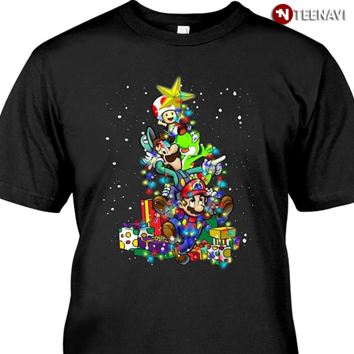 Super Mario Bros With Christmas Ornament