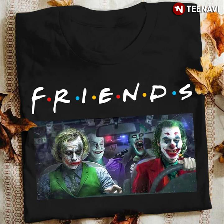 Joker In Car Friends Halloween