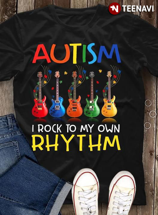 Autism I Rock To My Own Rhythm Guitar