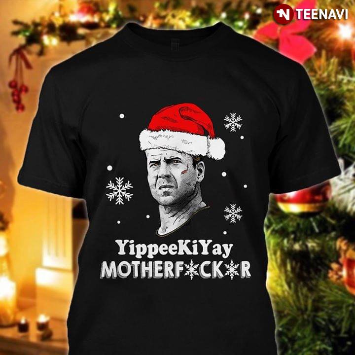 Die Hard John McClane Yippee Ki Yay Motherfucker Christmas Shirt For Unisex.