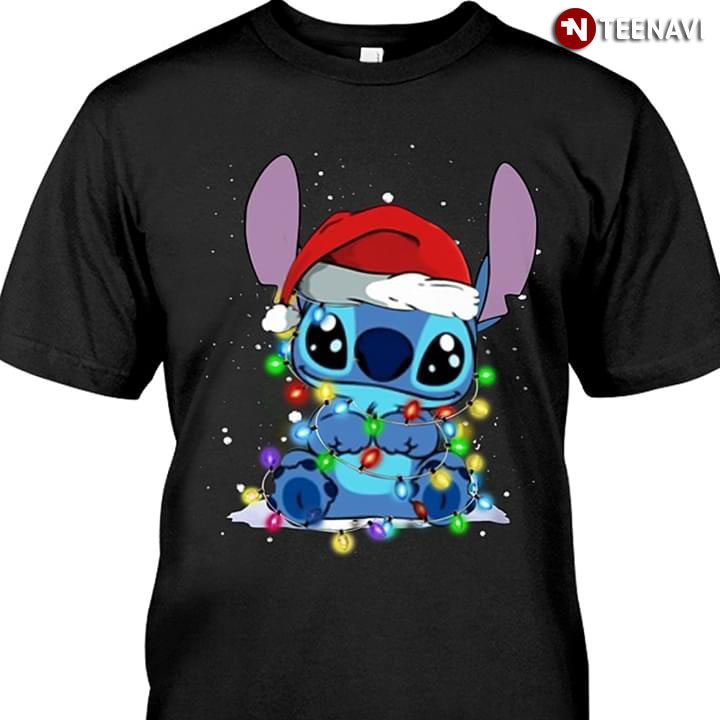 Stitch With Lights Christmas Ornament