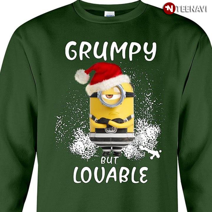 Minion Grumpy But Lovable Christmas