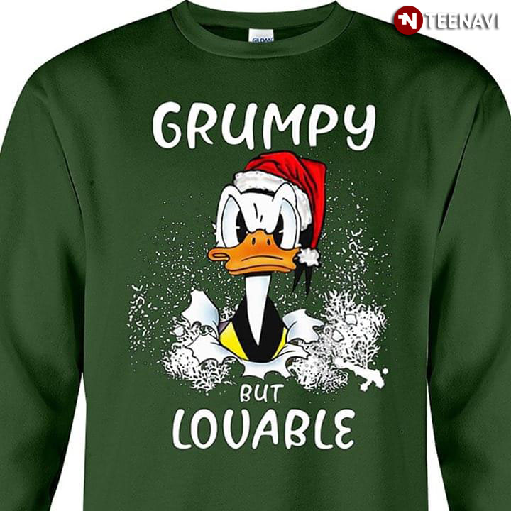 Donald Duck Grumpy But Lovable Christmas