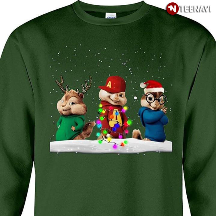 The Chipmunks With Lights Christmas