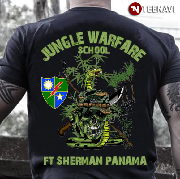 Jungle Warfare School FT Sherman Panama 75th Ranger Regiment Skull