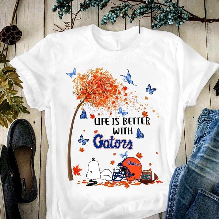 Snoopy Fall Life Is Better With Florida Gators