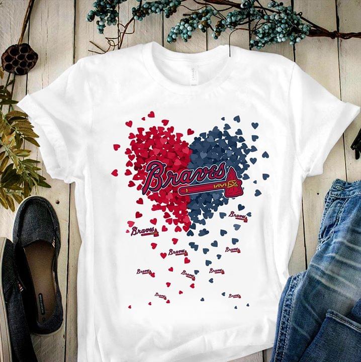 Youth Atlanta Braves Navy Heart And Soul T-Shirt