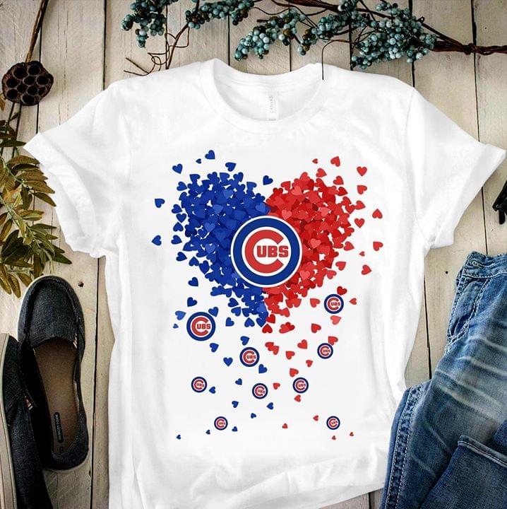 Chicago Cubs Baseball Heart