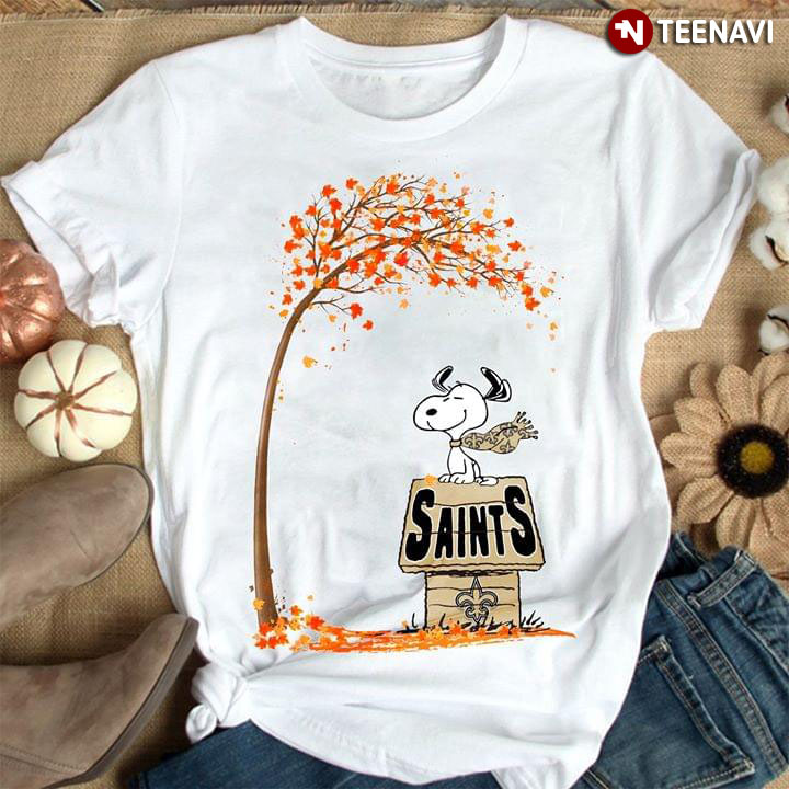 Snoopy Fall New Orleans Saints