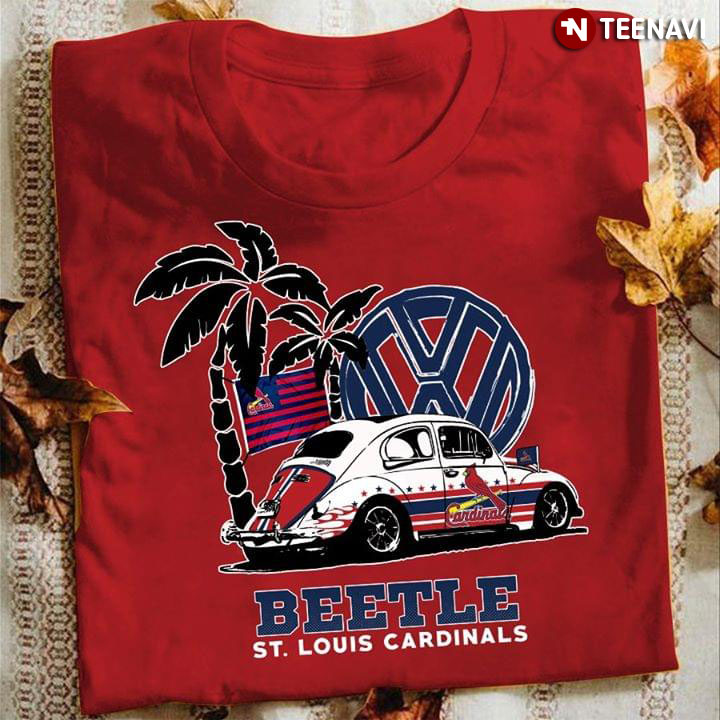 Volkswagen Beetle St. Louis Cardinals T-Shirt - TeeNavi