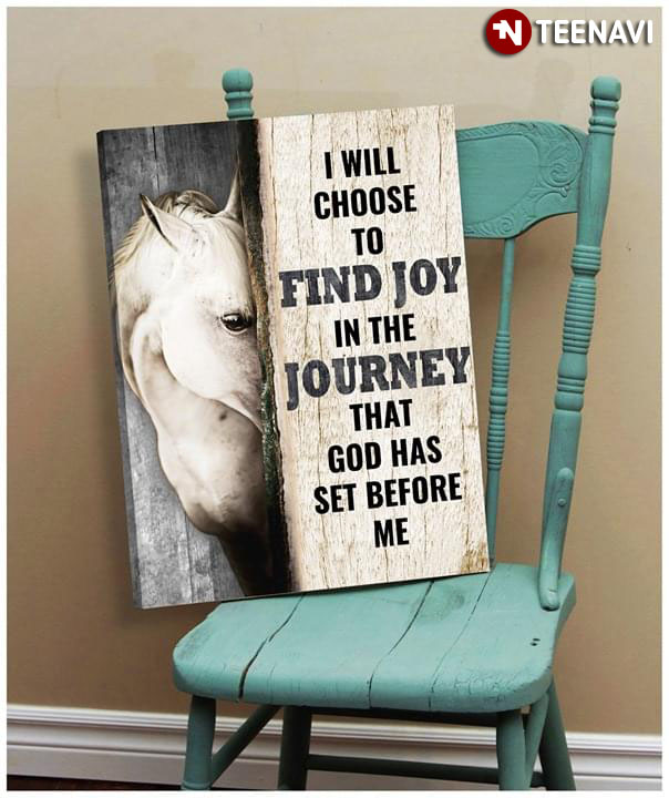 Horse I Will Choose To Find Joy In The Journey That God Has Set Before Me