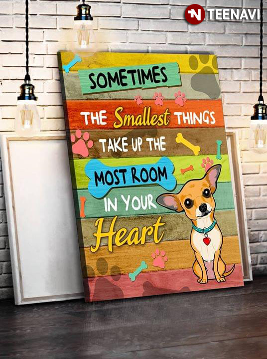 Chihuahua Sometimes The Smallest Things Take Up The Most Room In Your Heart