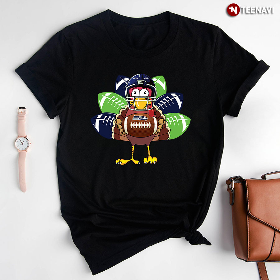 Thanksgiving Turkey Seattle Seahawks T-Shirt