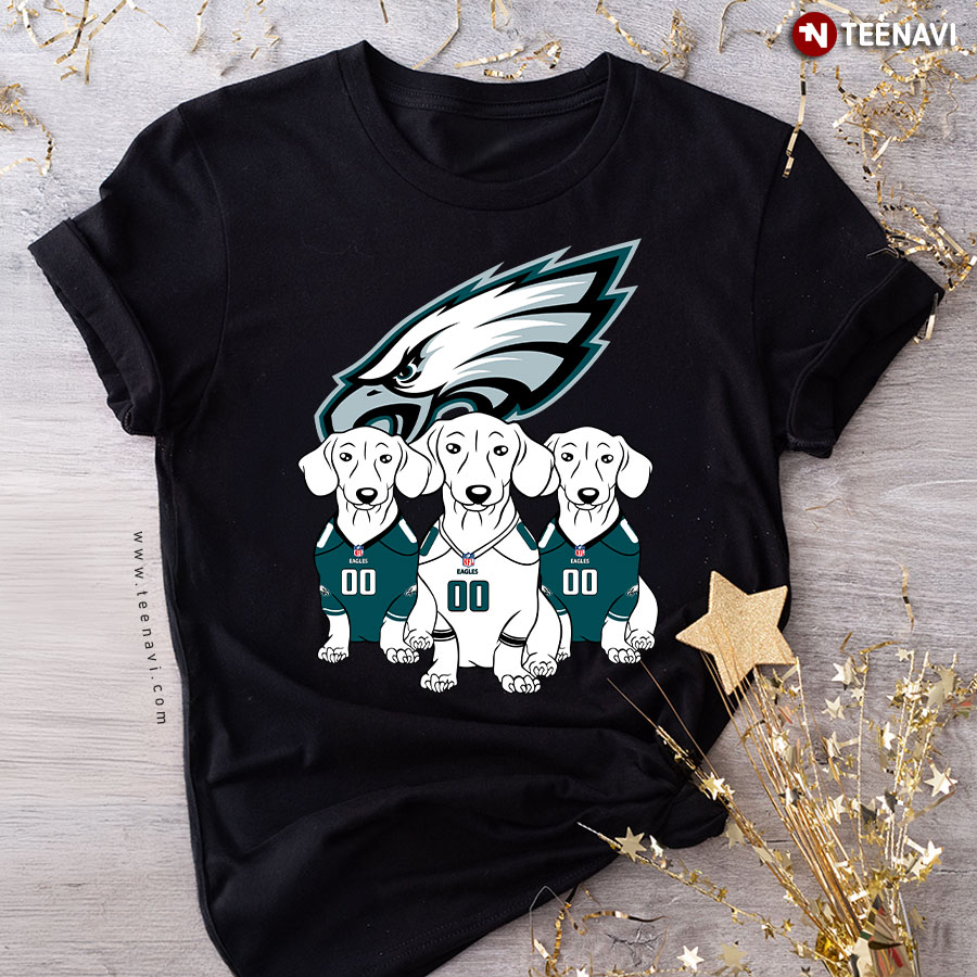 Philadelphia Eagles Dachshund Dogs T-Shirt