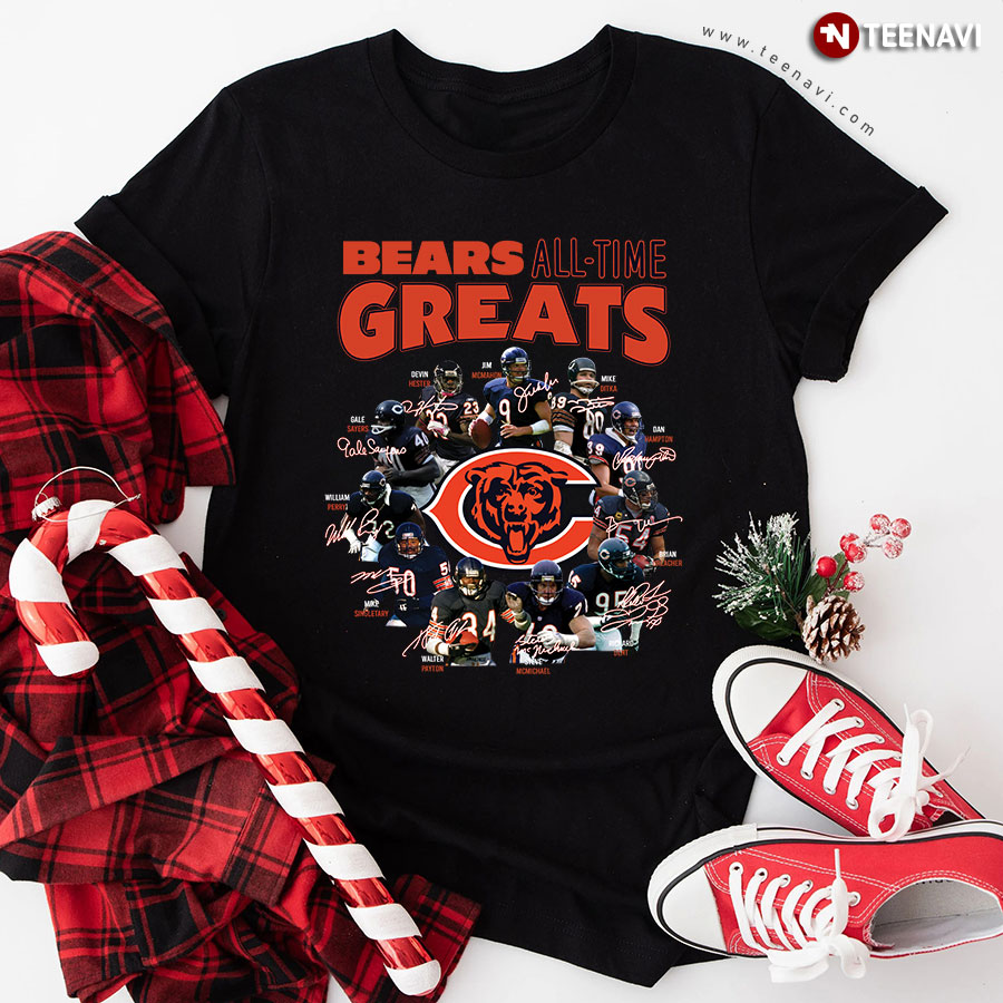 Chicago Bears Members All-Time Greats T-Shirt