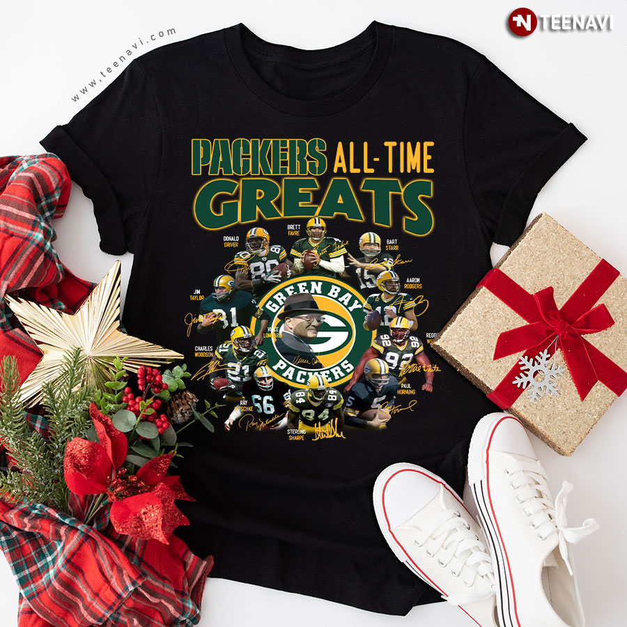 Green Bay Packers Members All-Time Greats T-Shirt
