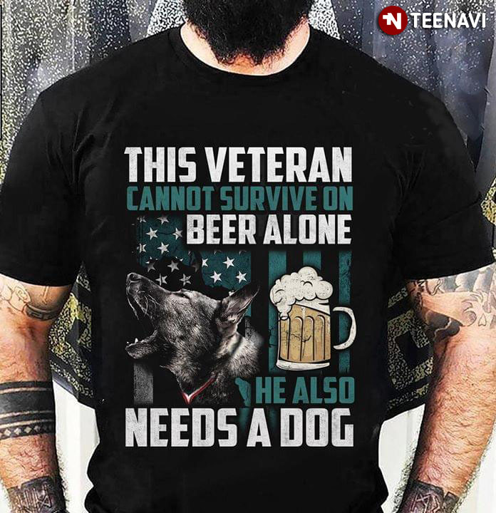 This Veteran Cannot Survive On Beer Alone He Also Needs A Dog