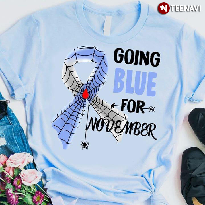 Going Blue For November Spiderweb Diabetes Awareness