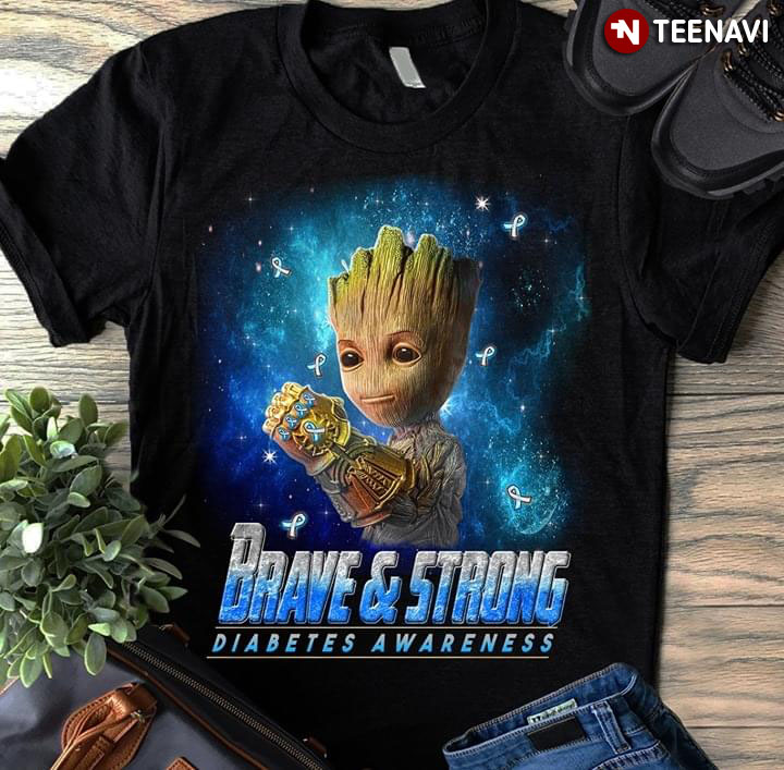 Groot Brave And Strong Diabetes Awareness