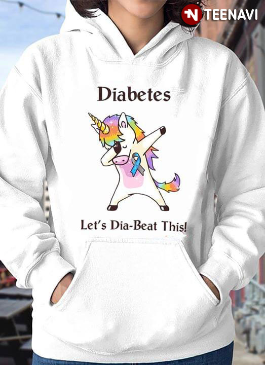 Diabetes Let's Dia-Beat This Unicorn Dabbing