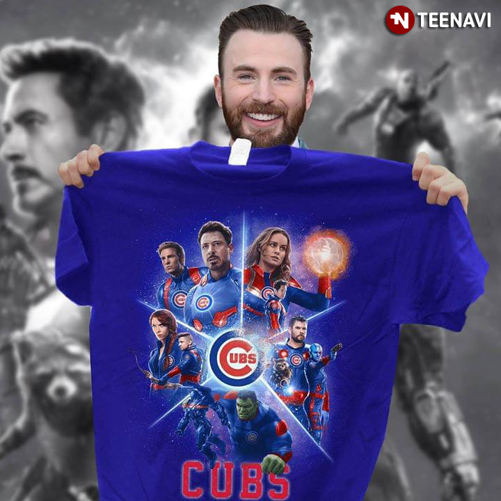 Avengers Endgame Chicago Cubs T-Shirt - TeeNavi